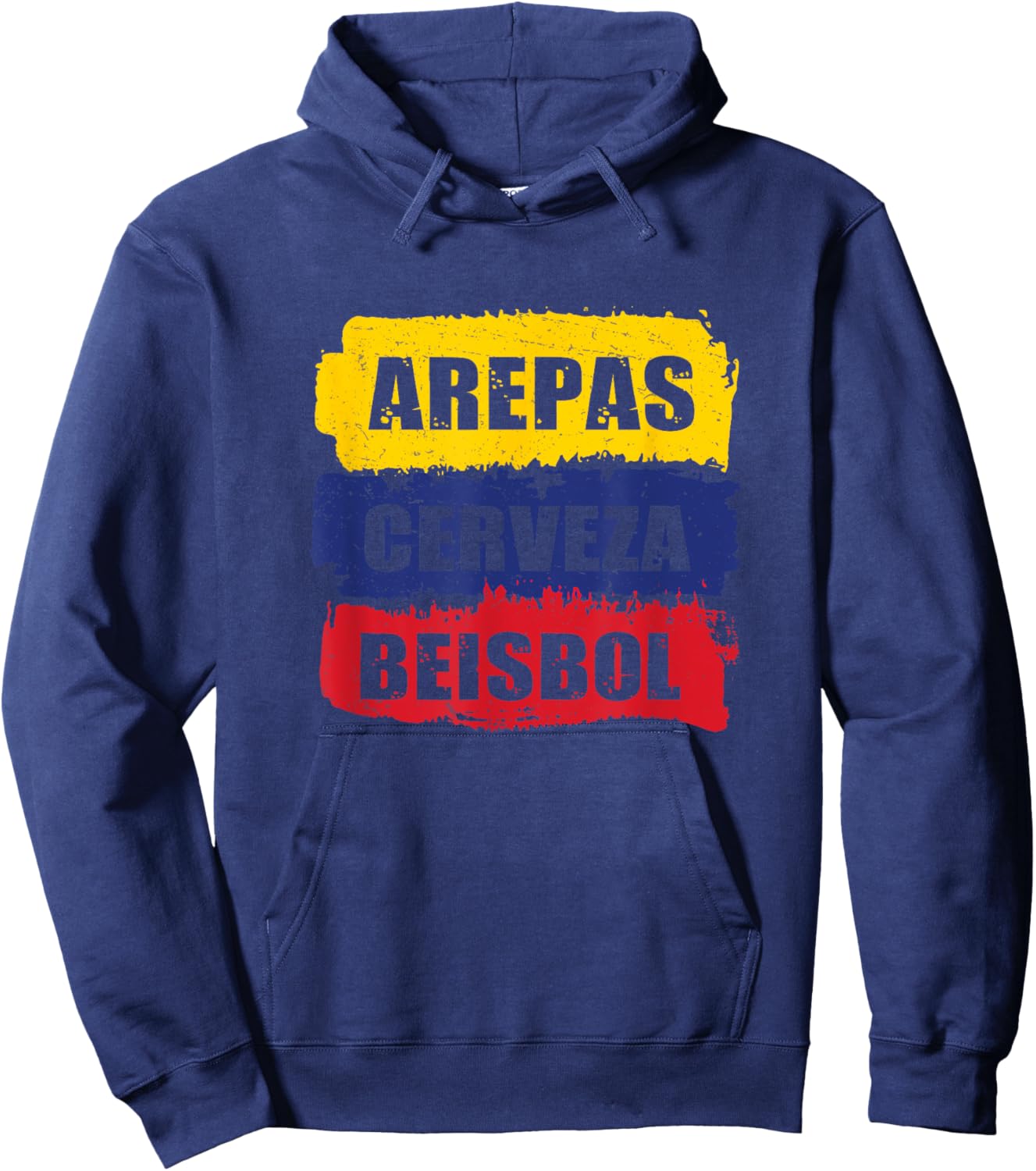 Awesome Arepas Cerveza Beisbol For Arepa Power Arepas Lover Hoodie - Hoodie | Navy