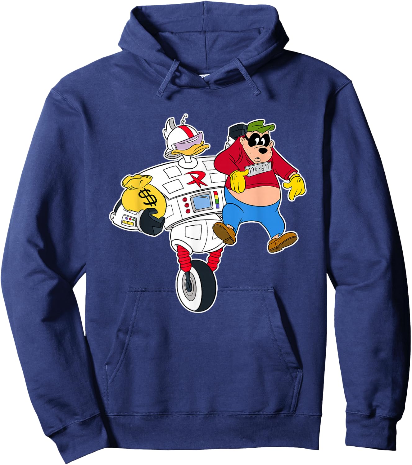 Disney Gizmoduck and Beagle Boy DuckTales Hoodie - Hoodie | Navy