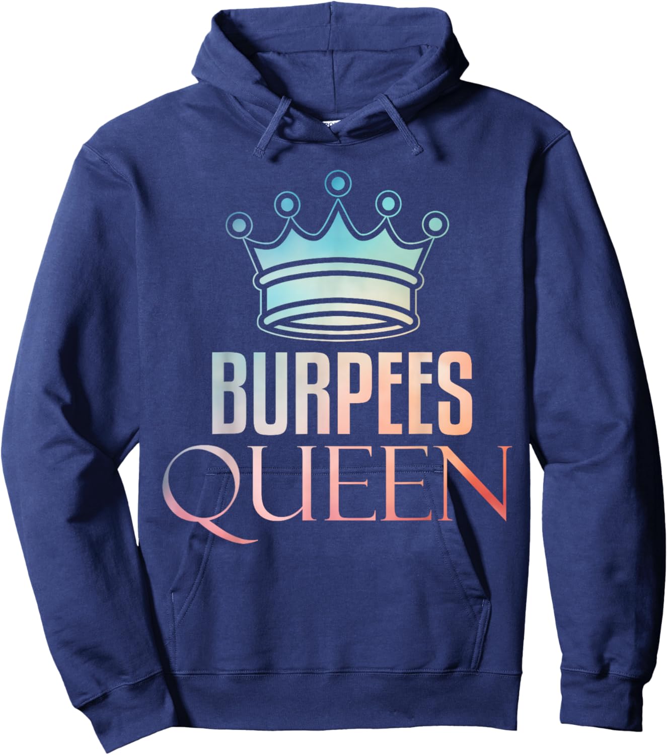 Burpees Art Girls Burpee Exercise Fitness Burpees Hoodie - Hoodie | Navy