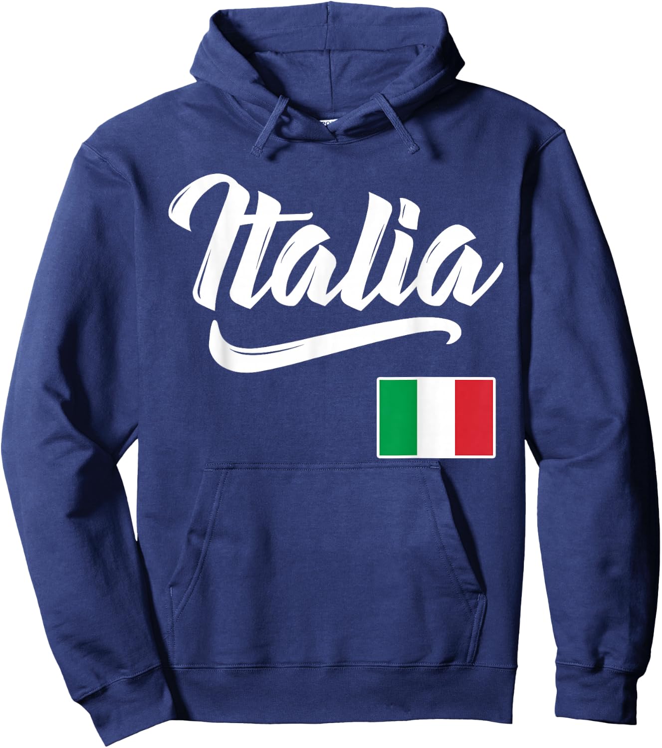 Italia Italian Flag Italy Italiano Heritage Men Women Kids Hoodie - Hoodie | Navy