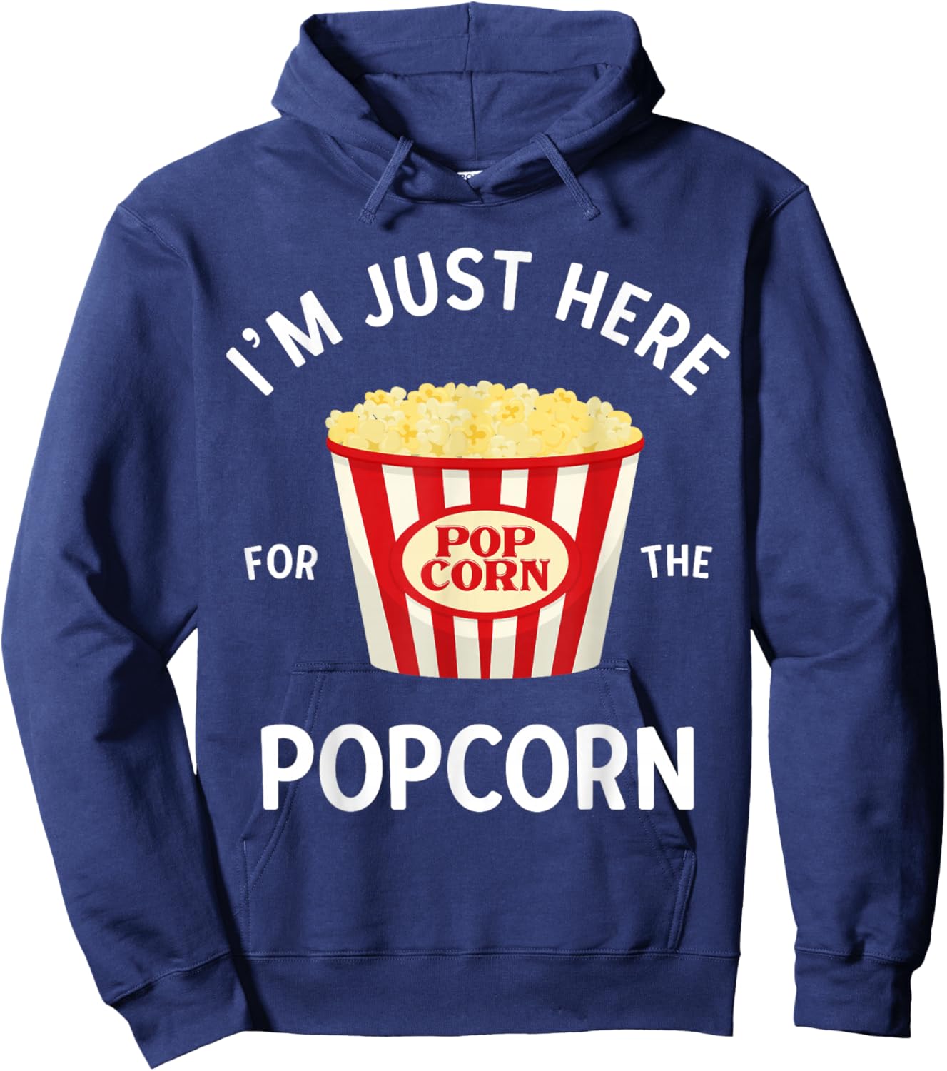 Funny Popcorn Lover Gifts Cinema Movie Snack Lover Men Kid Hoodie - Hoodie | Navy
