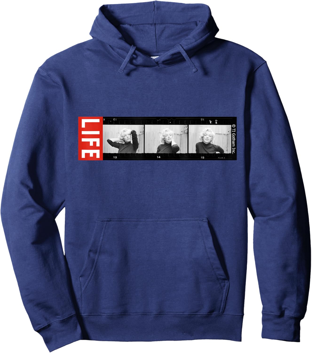 Collection d'images LIFE _ Marilyn Monroe 03 , Black, S Hoodie - Hoodie | Navy