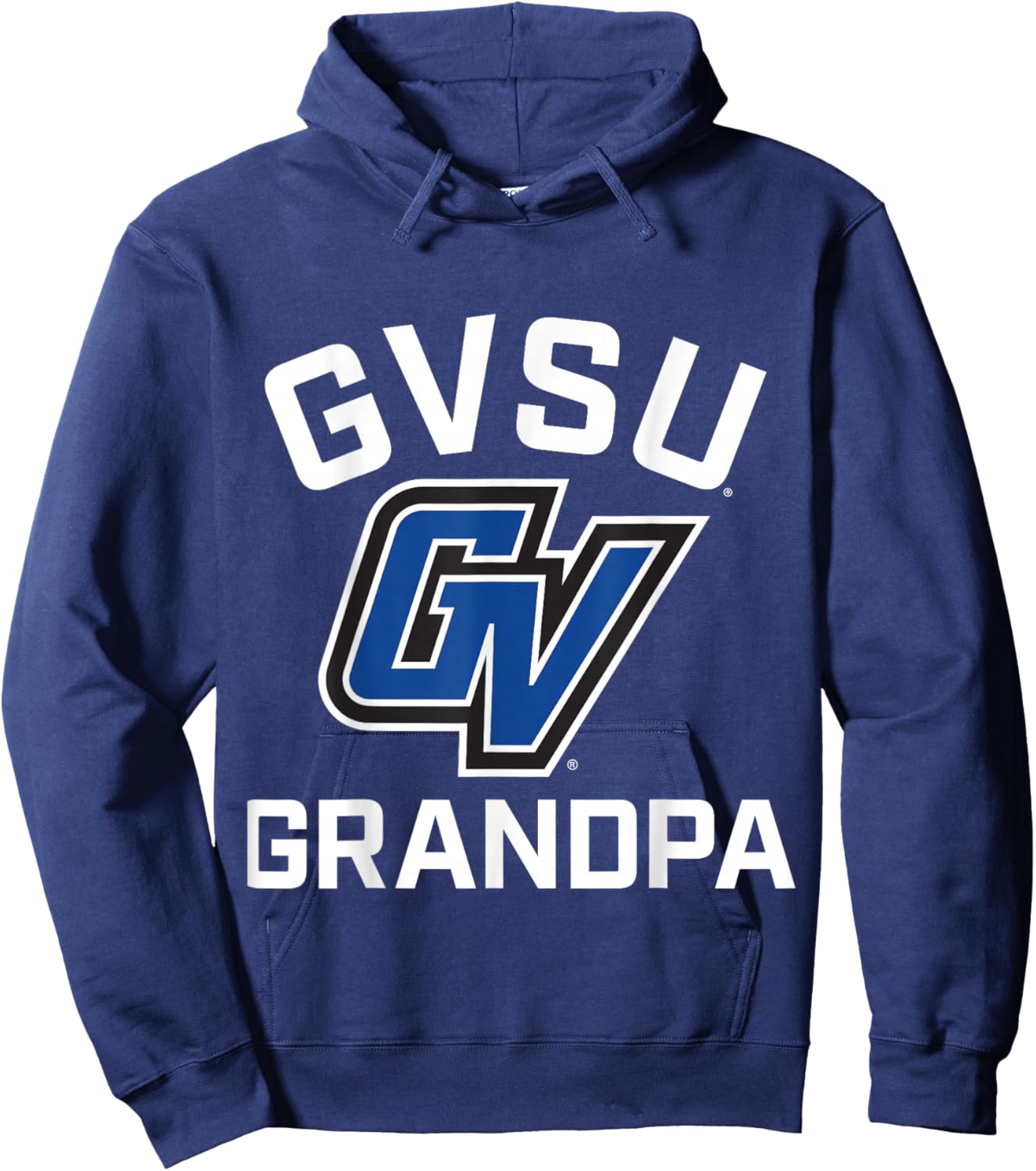 Grand Valley State University GVSU Lakers Arched Grandpa Hoodie - Hoodie | Navy