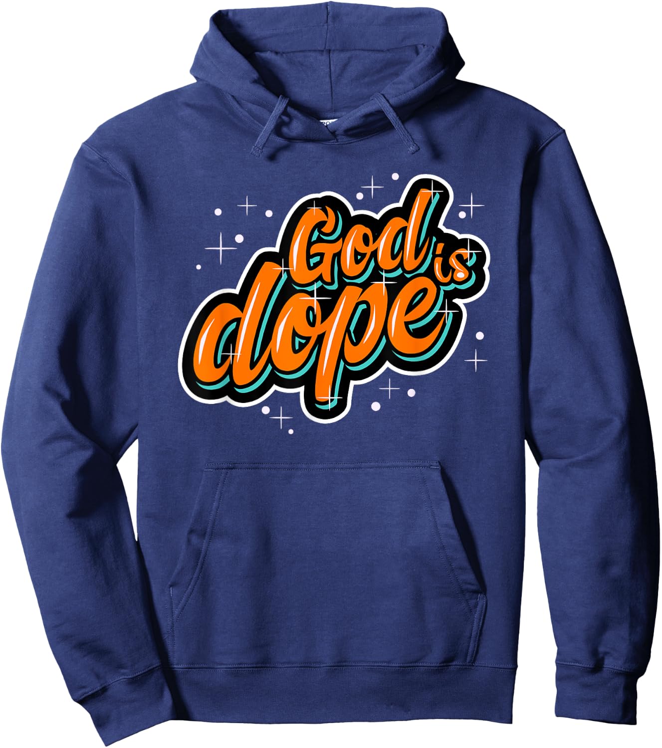 God is Dope Christian Faith Believer Hoodie - Hoodie | Navy