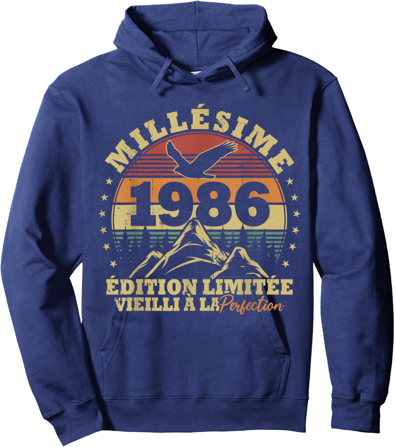 Millésime 1986 Rétro Cadeau 40 Ans Anniversaire Homme Femme Hoodie - Hoodie | Navy