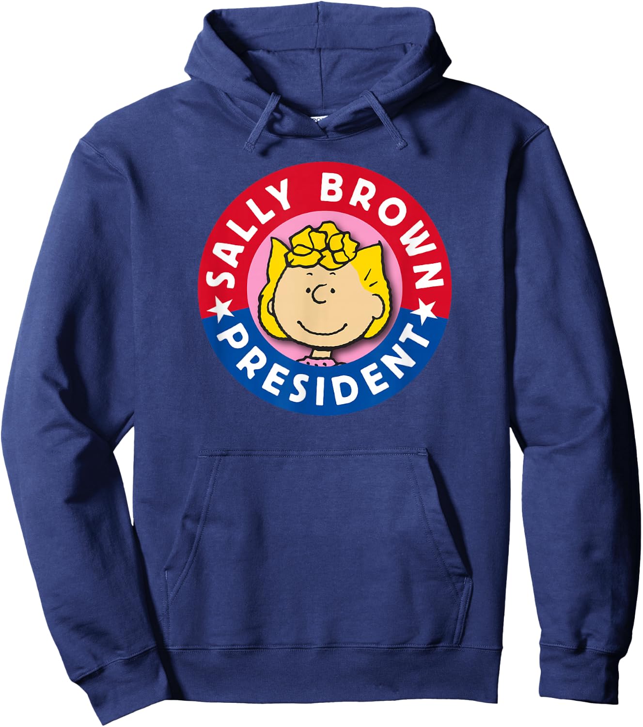 Peanuts Sally Brown as President Hoodie - Hoodie | Navy