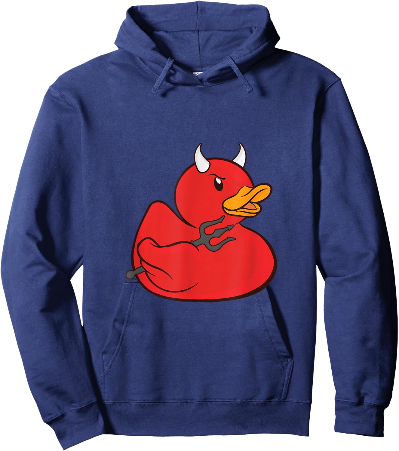 Rubber Duck Devil Rubber Duckie Halloween Costume Hoodie - Hoodie | Navy