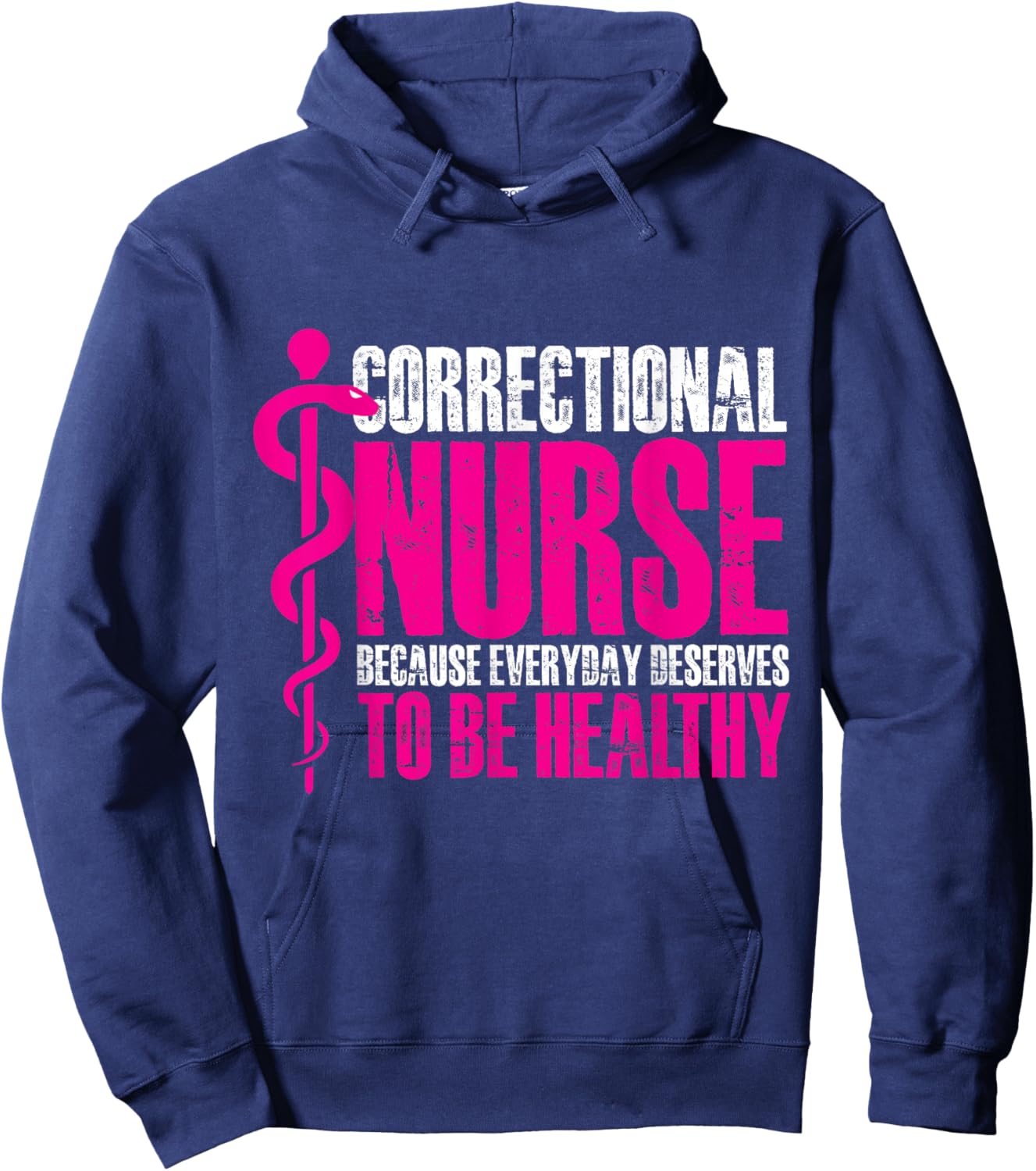 correctional nurse to be healthy Design Hoodie - Hoodie | Navy