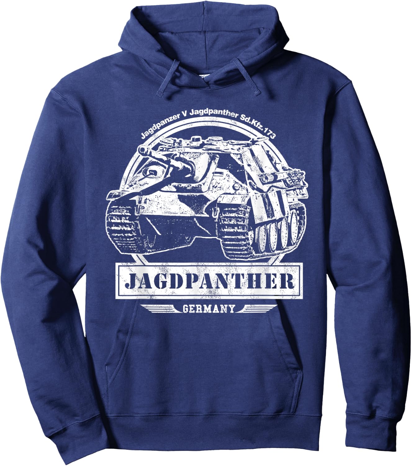 Jagdpanther WW2 German Tank Shirt Hoodie - Hoodie | Navy