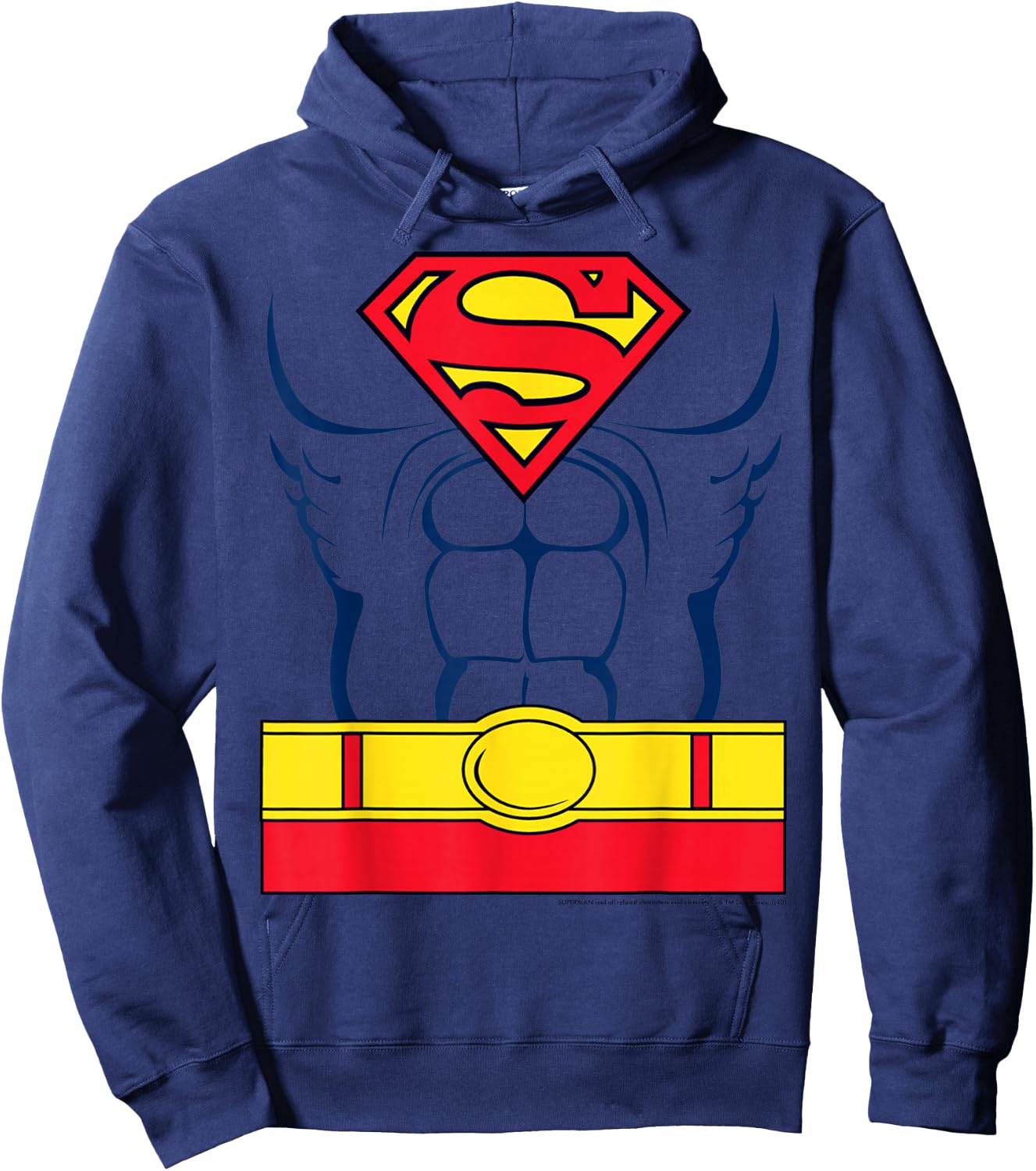 DC Comics Superman Costume Hoodie - Hoodie | Navy