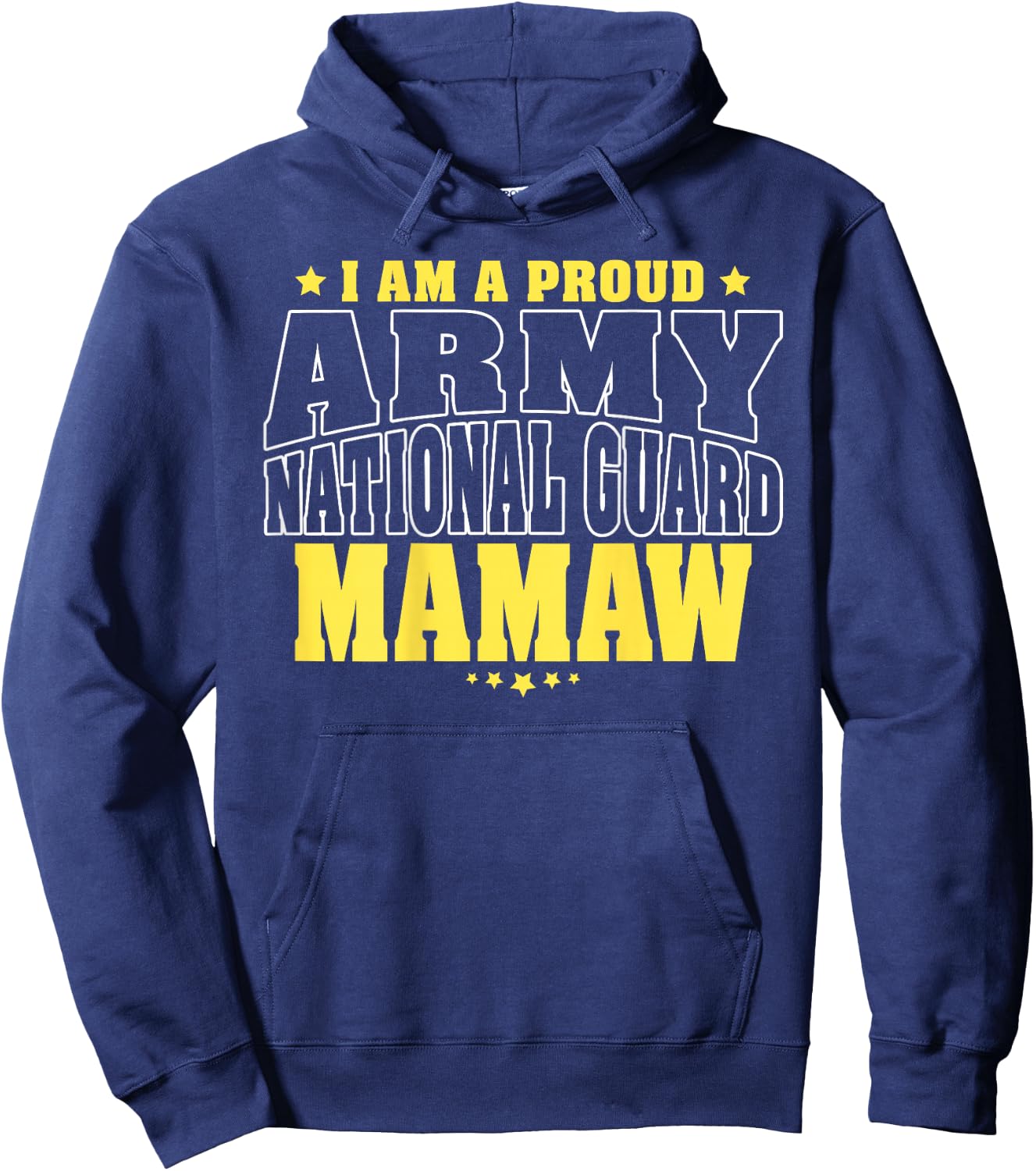 I Am A Proud Army National Guard Mamaw - Military Grandma Hoodie - Hoodie | Navy