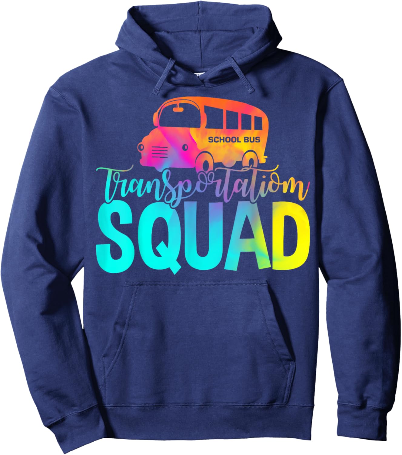 School Bus Driver Gifts - Men Women Transportation Squad Hoodie - Hoodie | Navy