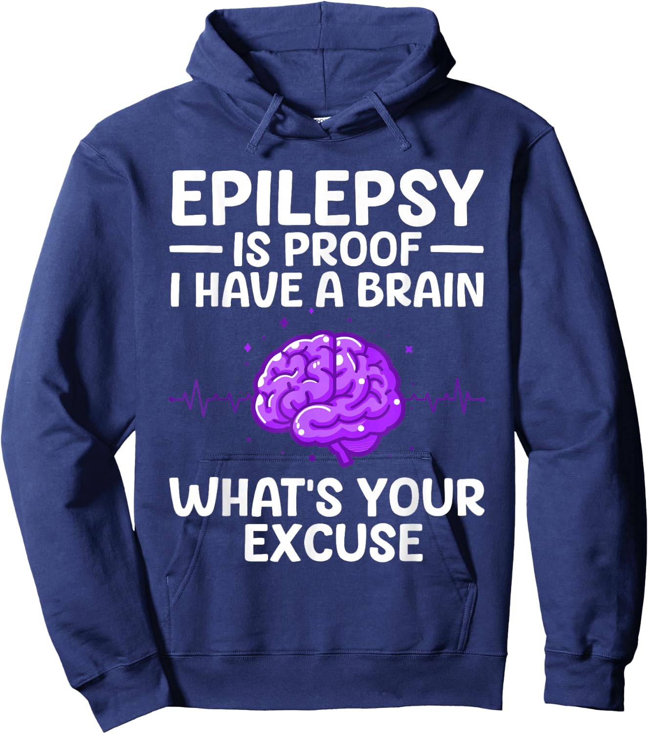 Epilepsy Women Kids Epileptic Epilepsy Awareness Hoodie - Hoodie | Navy
