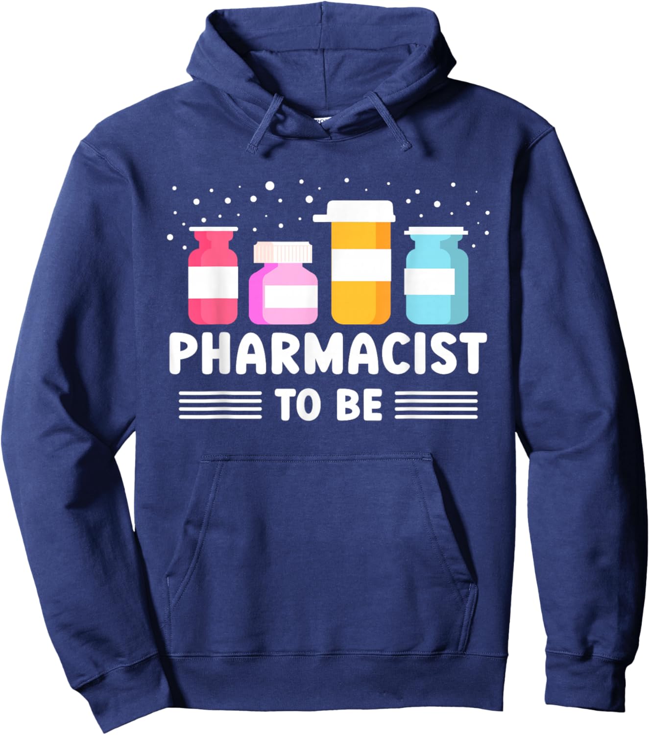 Future Pharmacist Graduate Student Pharmacy Hoodie - Hoodie | Navy