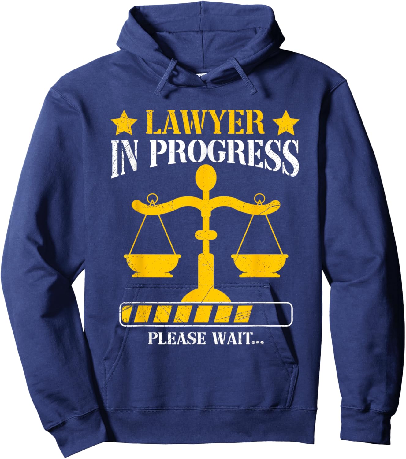 Lawyer In Progress Law School Student Graduation Party Hoodie - Hoodie | Navy