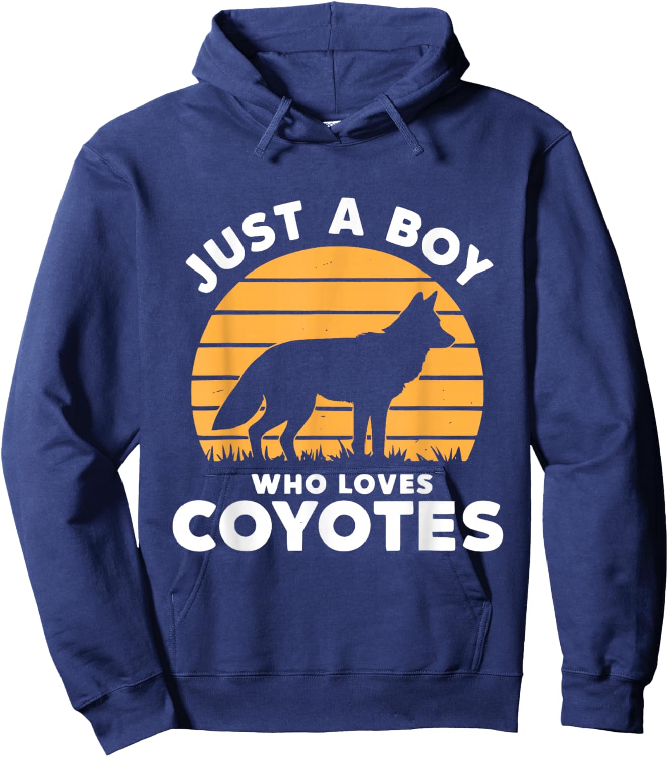 Just A Boy Who Loves Coyotes Hoodie - Hoodie | Navy