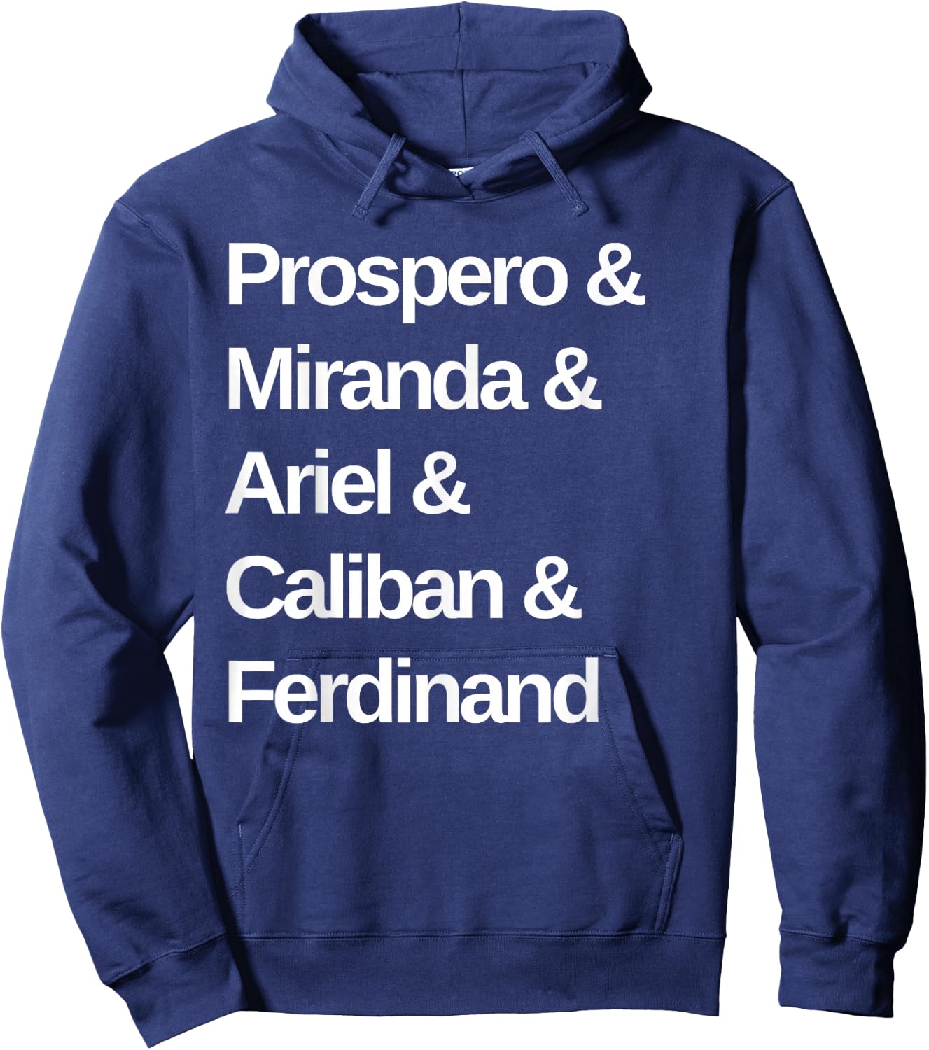The Tempest Play Characters Shakespeare Hoodie - Hoodie | Navy