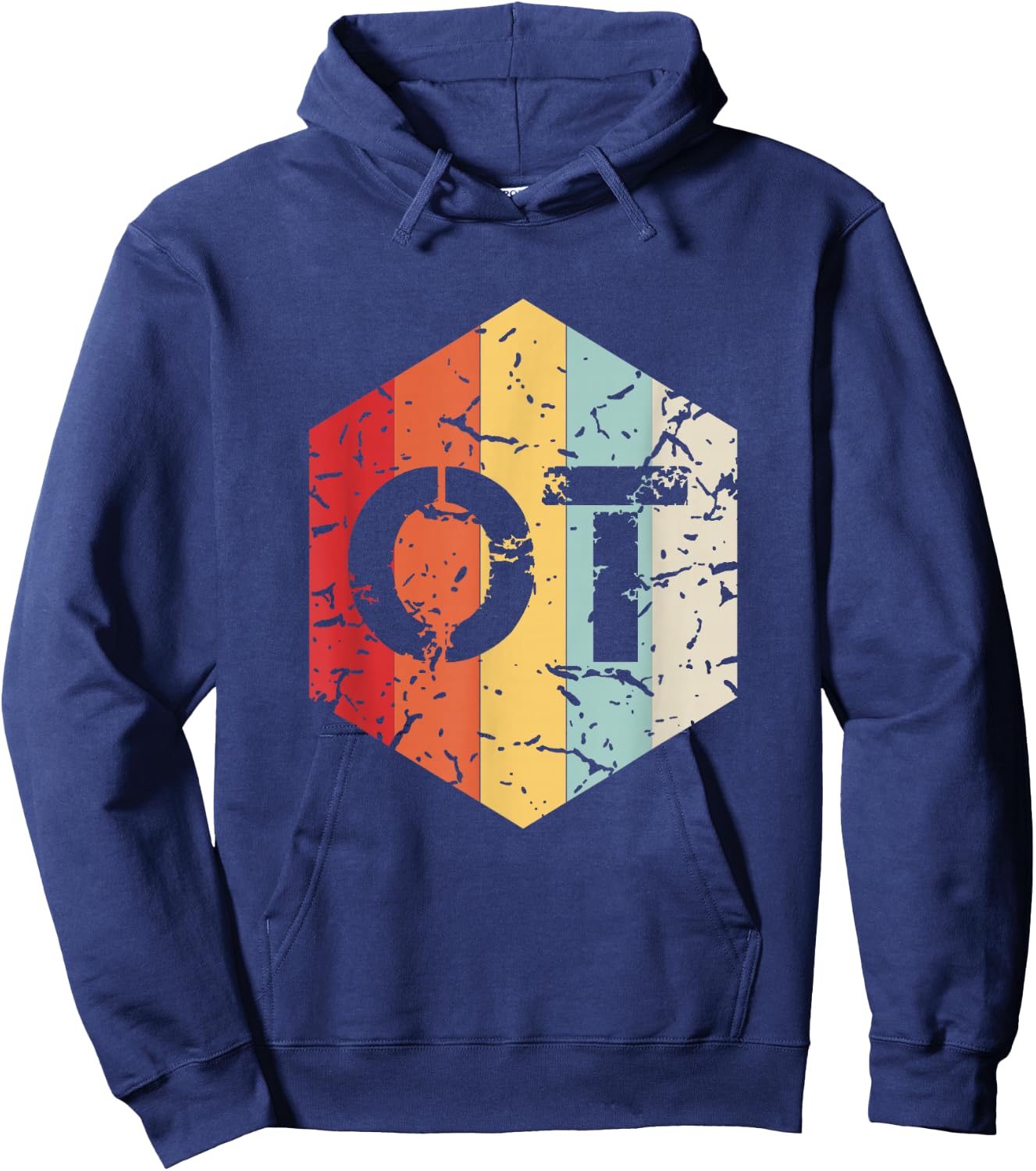 Retro OT Occupational Therapy Gift Therapist Month Hoodie - Hoodie | Navy