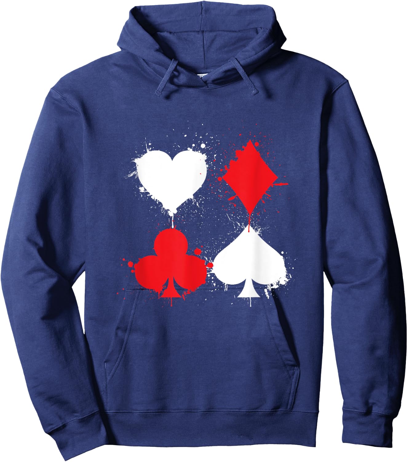 Casino Card Game Poker Game All In Cards Spades Hoodie - Hoodie | Navy