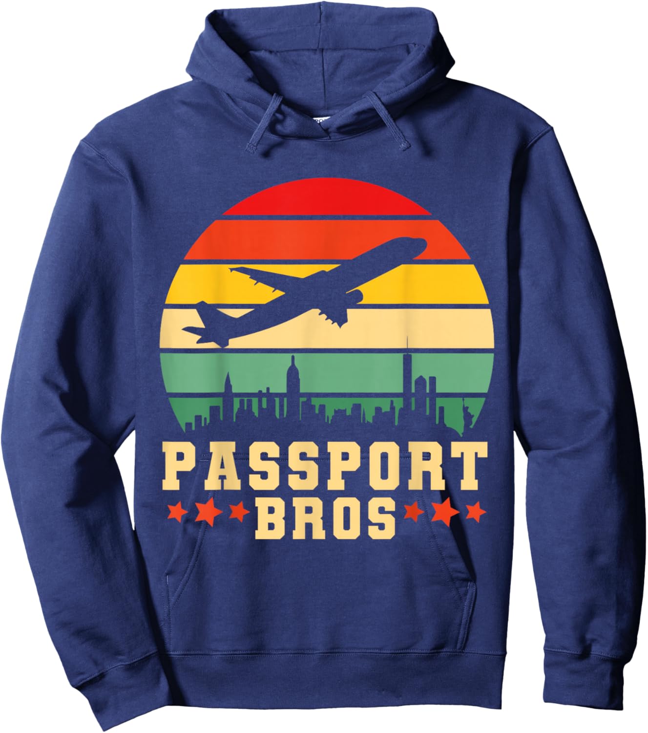 Find Love Abroad Modern Dating Meme Passport Bros Hoodie - Hoodie | Navy