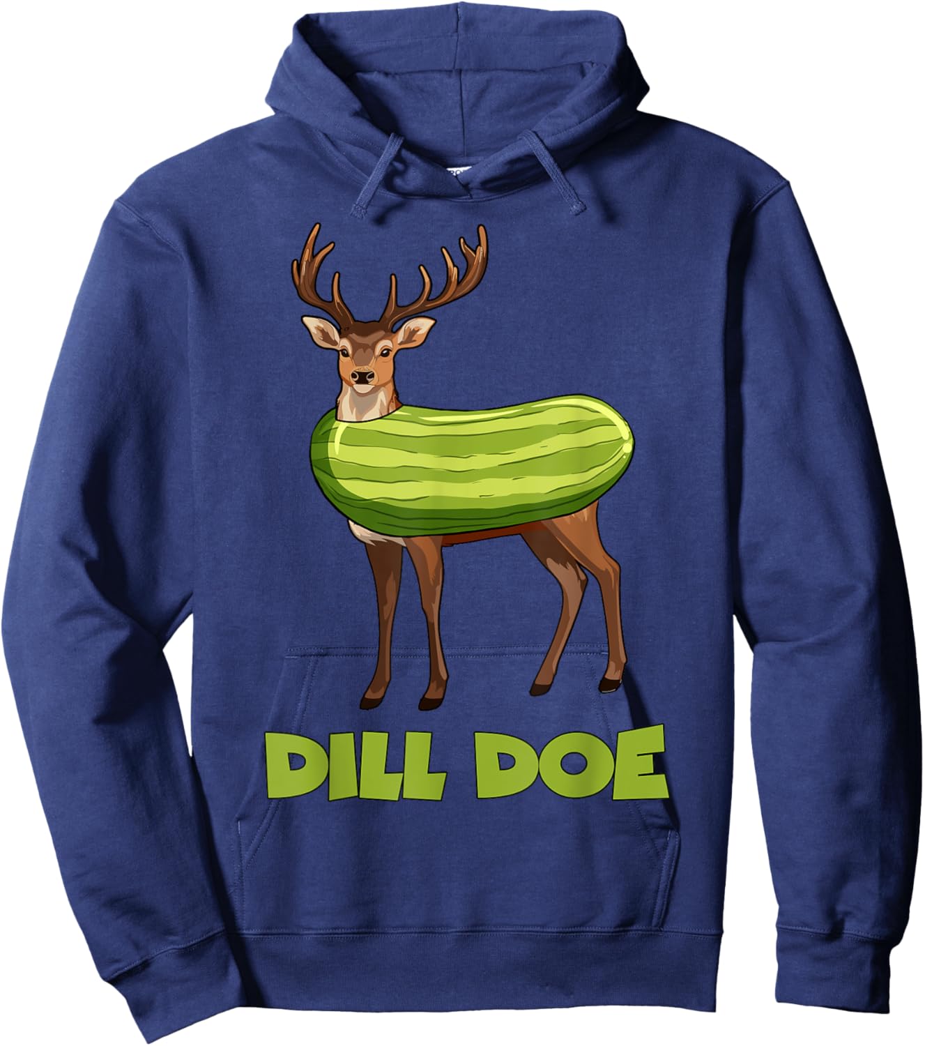 Funny Dill Doe Shirt For Adults, Pickle Inappropriate Hoodie - Hoodie | Navy