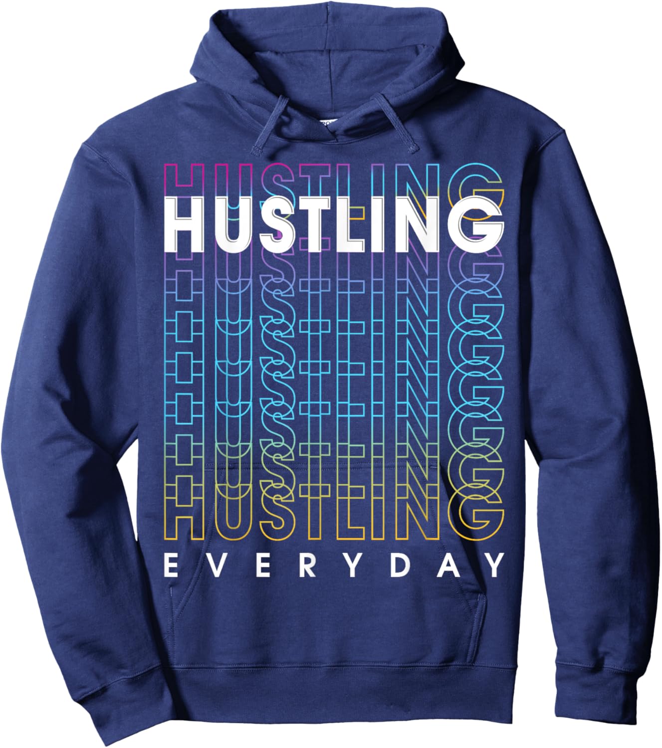 Motivational Quote CEO Entrepreneur Gifts by DMTRY -Adults Black Modern Letter Print Small Hoodie - Hoodie | Navy