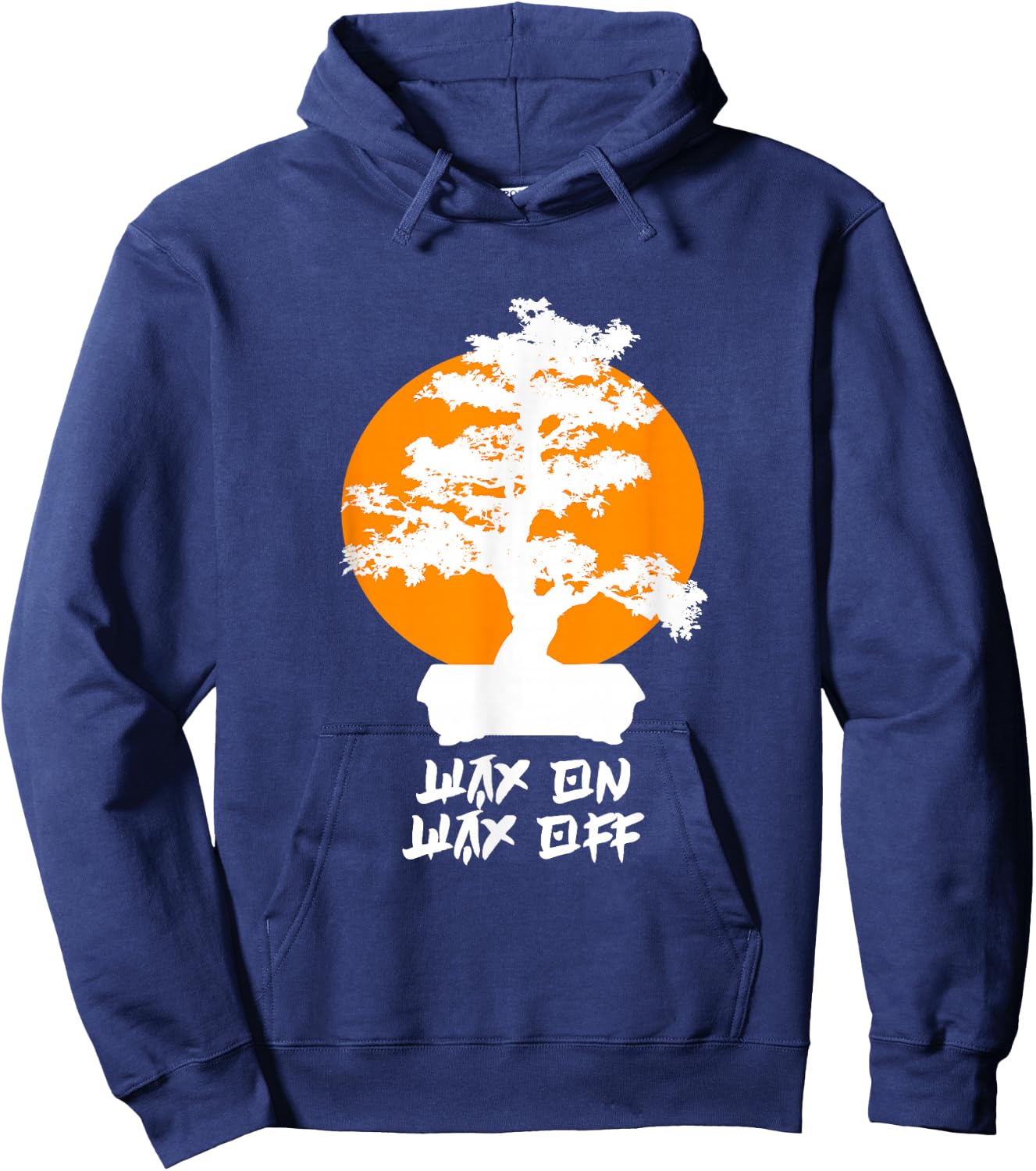Wax On Wax Off Hoodie - Hoodie | Navy
