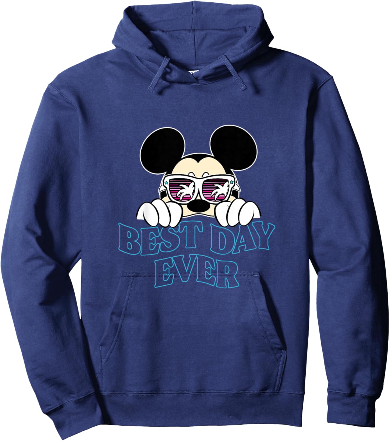 Kids Disney Mickey and Friends Best Day Ever Beach Shades Youth Hoodie - Hoodie | Navy