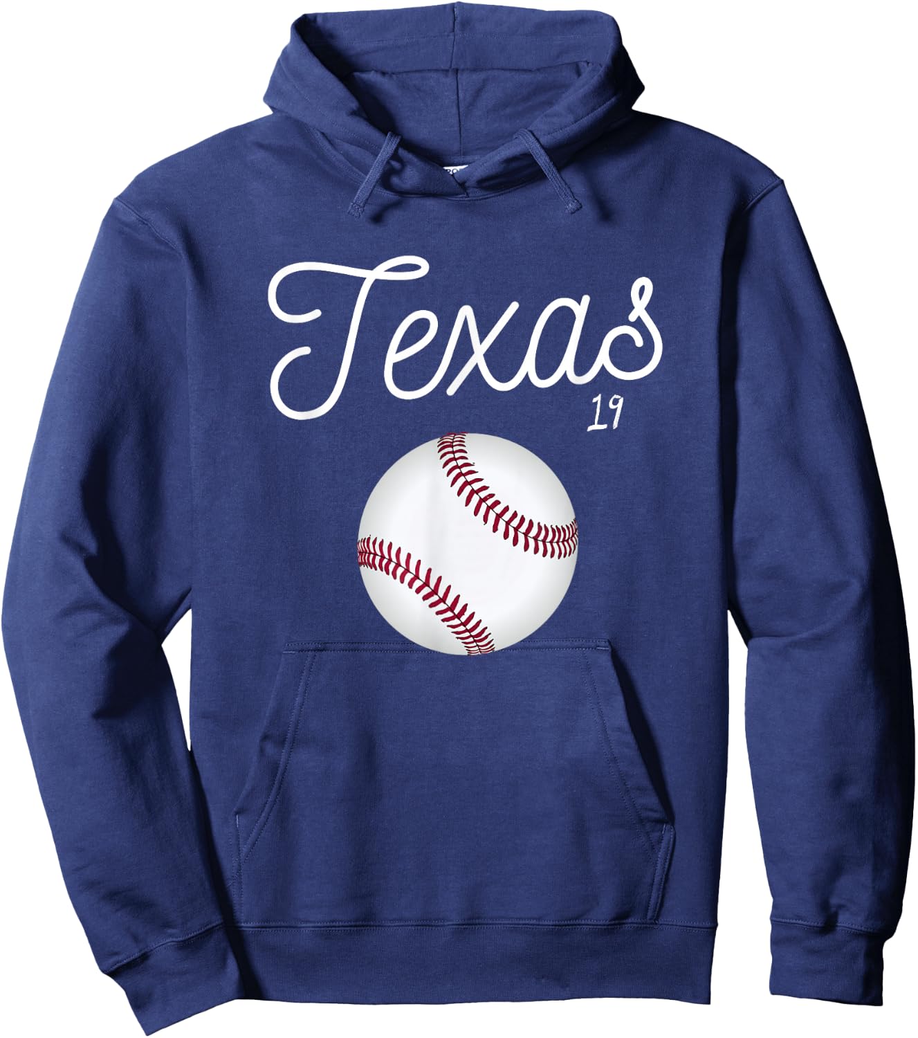 Texas Baseball 2019 Giant Ranger Ball Hoodie - Hoodie | Navy