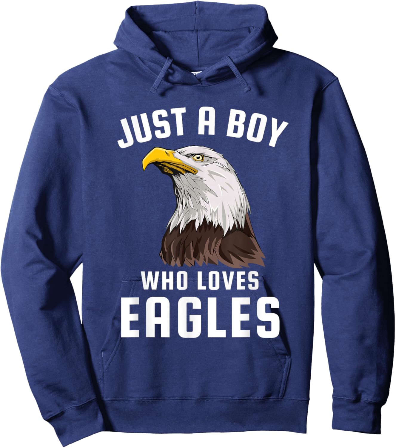 Just a Boy Who Loves Eagles Hoodie - Hoodie | Navy