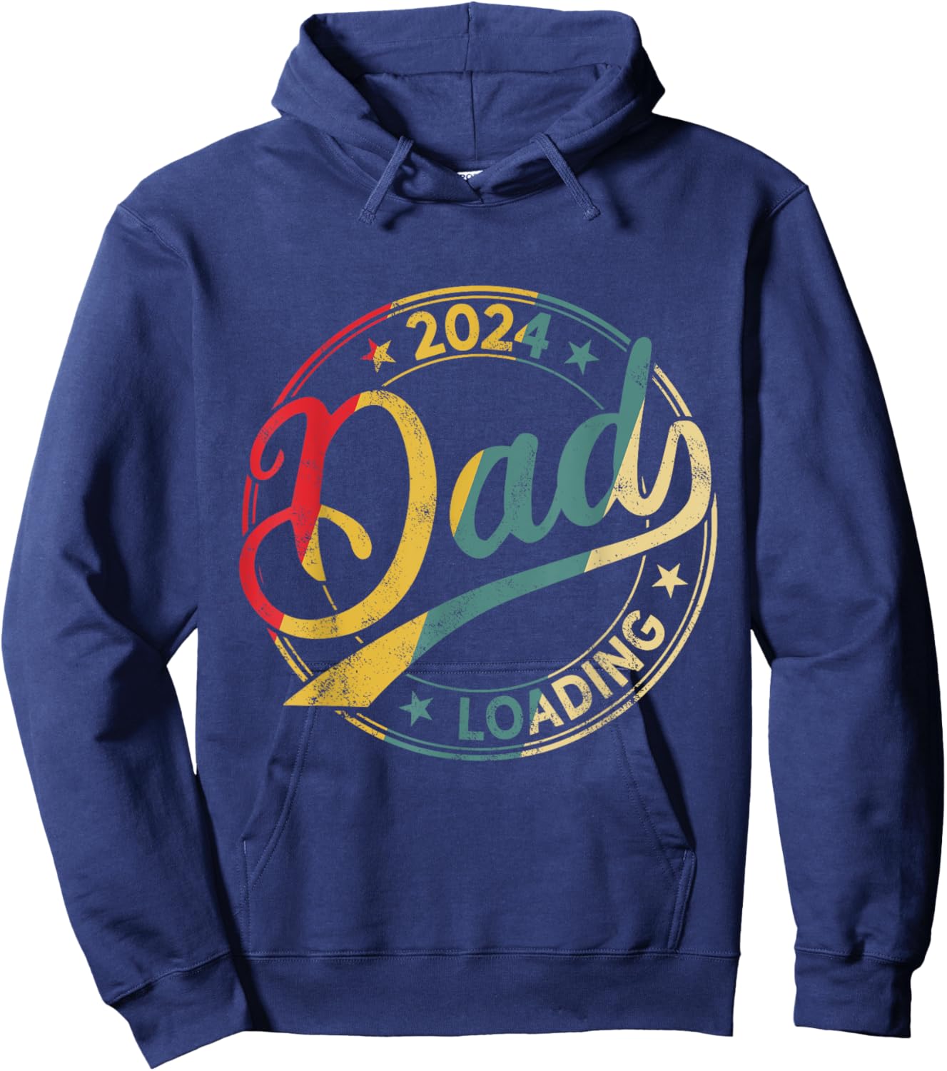 Dad 2024 loading Hoodie - Hoodie | Navy