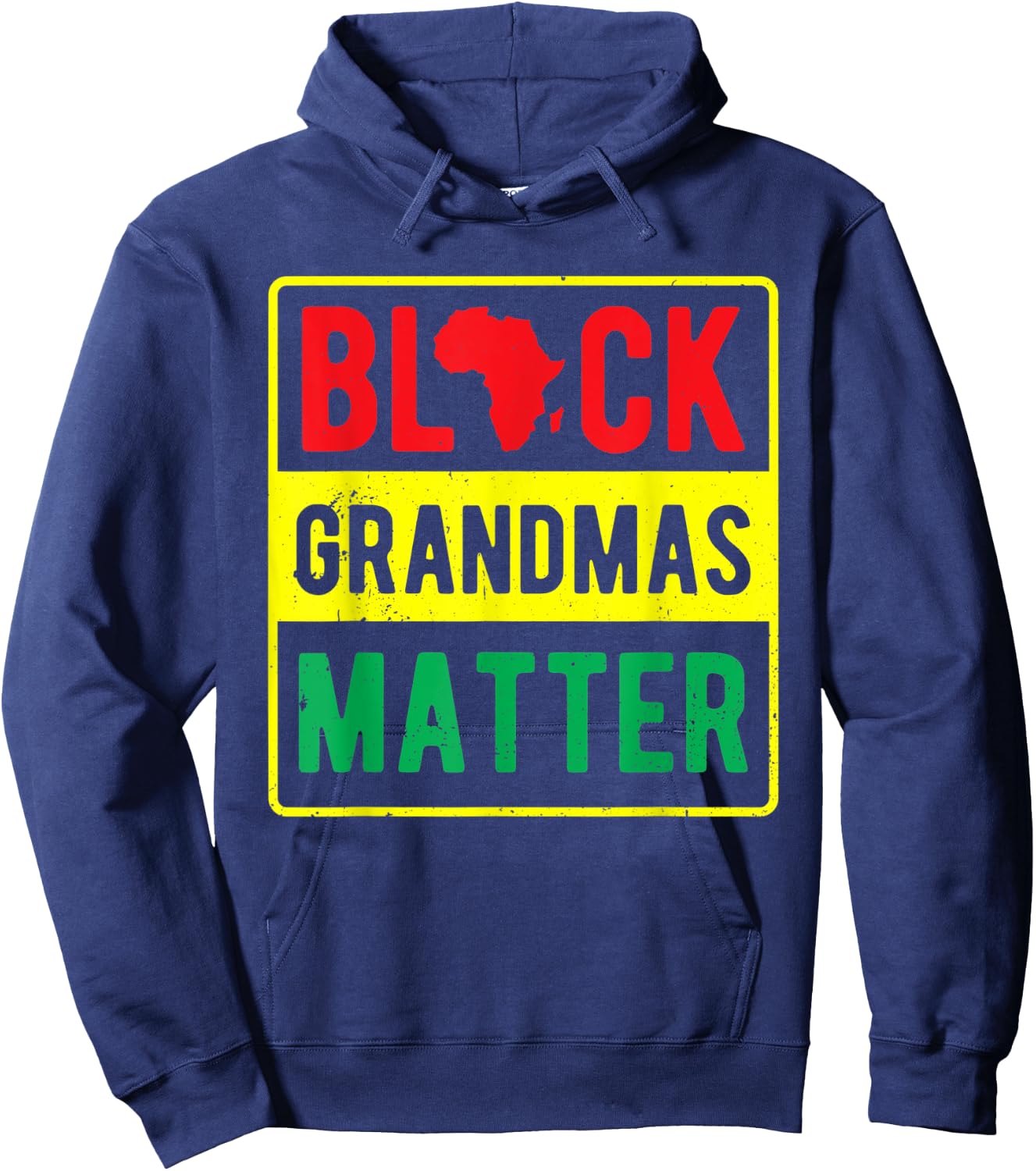 African American Clothing Gift Women Black Grandmas Matter Hoodie - Hoodie | Navy