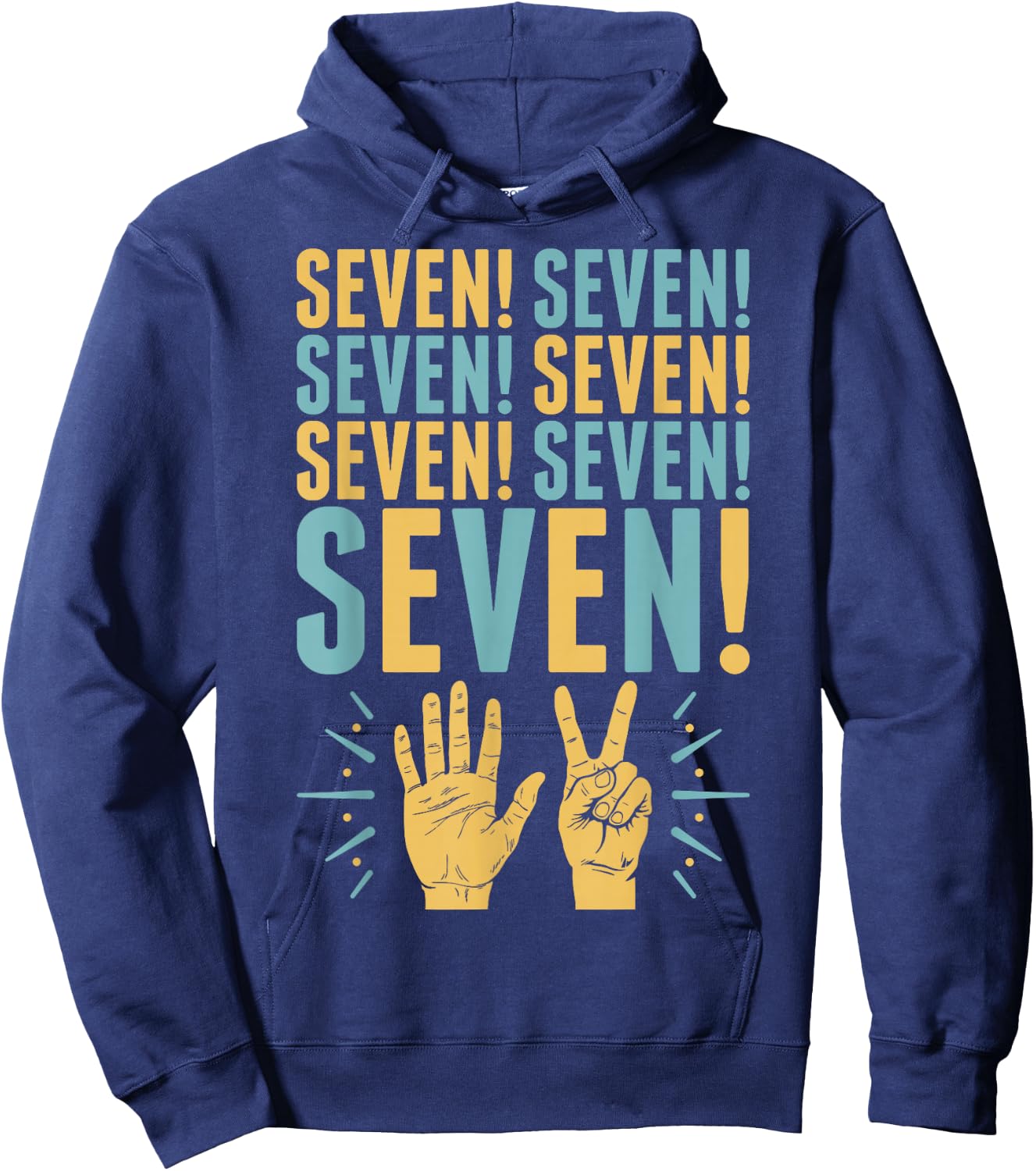 Friends Seven Fingures Hoodie - Hoodie | Navy