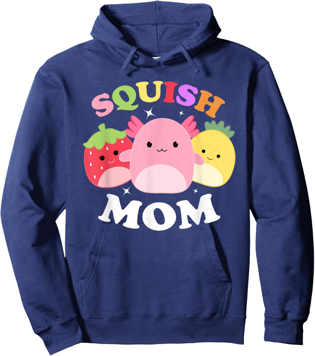 Squish Mom Mallow Soft Toy Gifts Mother's Day Mama Hoodie - Hoodie | Navy