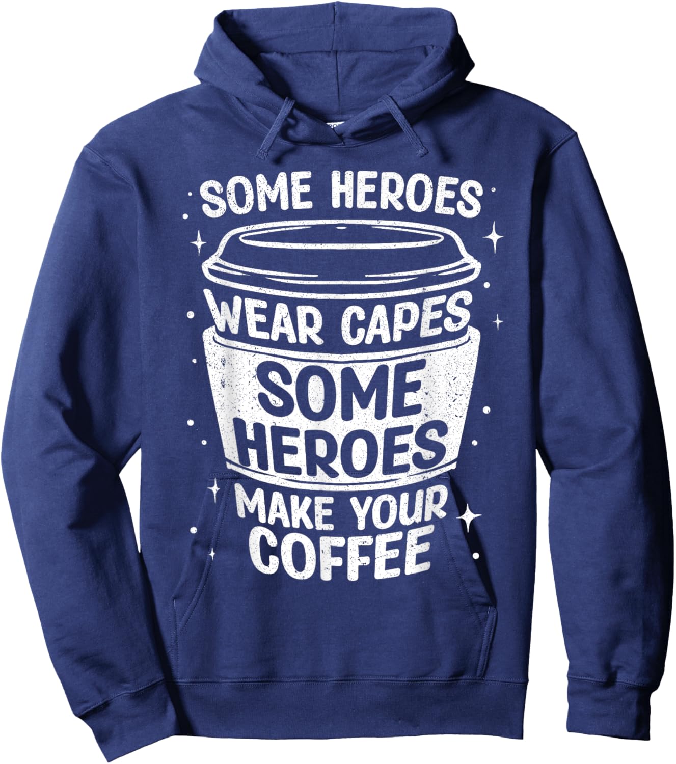 Cool Barista Art Women Cappucino Cup Espresso Lovers Hoodie - Hoodie | Navy