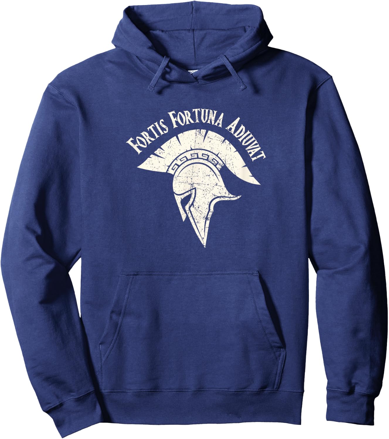 Fortis Fortuna Adiuvat Fortune Favors Tattoo Hoodie - Hoodie | Navy