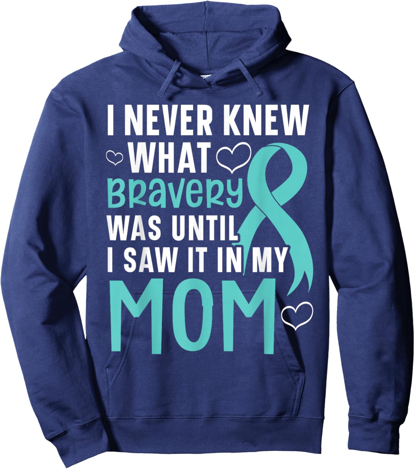 Cervical Cancer Supporter Cervical Cancer Awareness Hoodie - Hoodie | Navy