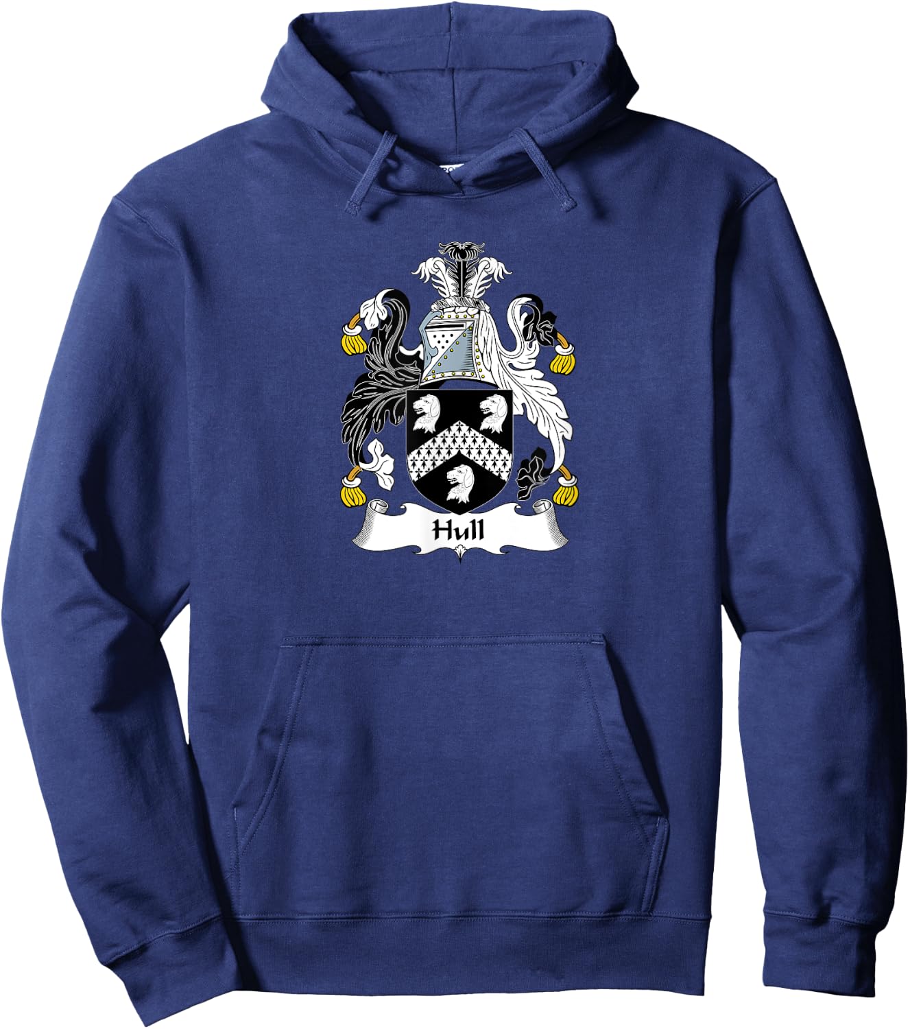 Hull Coat of Arms - Family Crest Shirt Hoodie - Hoodie | Navy