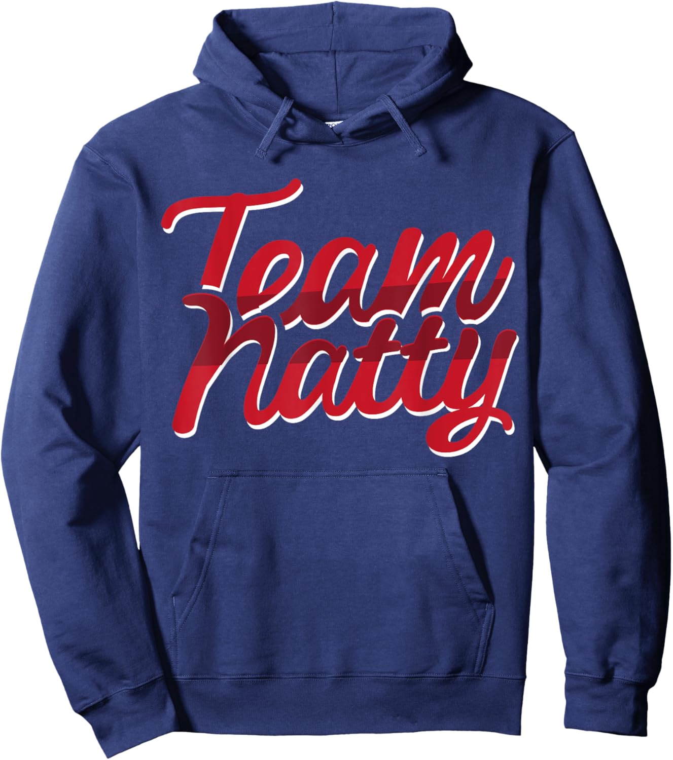 Body Building Fitness Training Gym Team Natty Black Hoodie - Hoodie | Navy