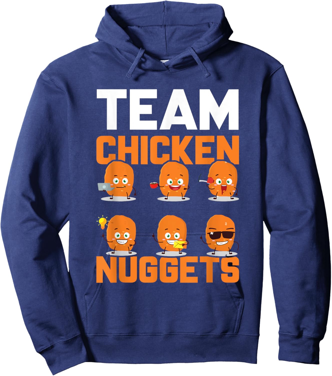 Team Chicken Nuggets Hoodie - Hoodie | Navy