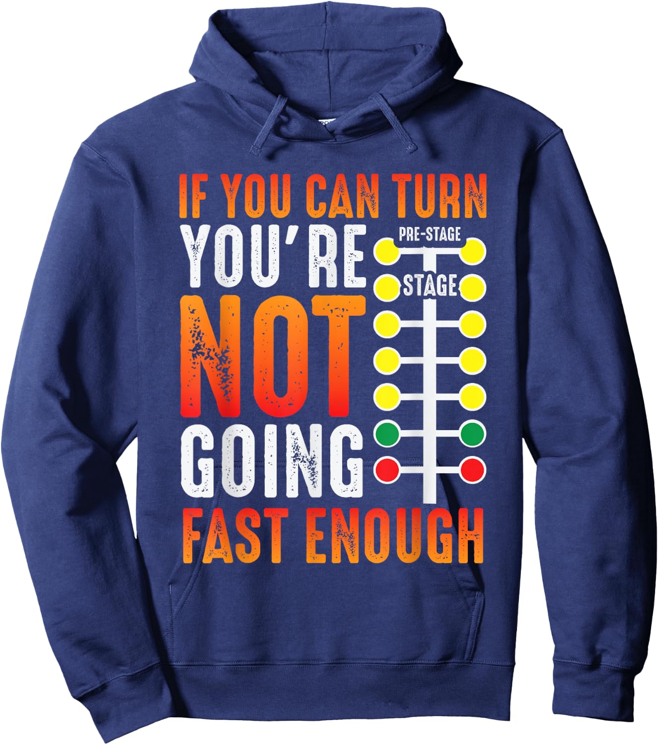 Dragster Saying Race car Driver Skill Drag Racing Hoodie - Hoodie | Navy