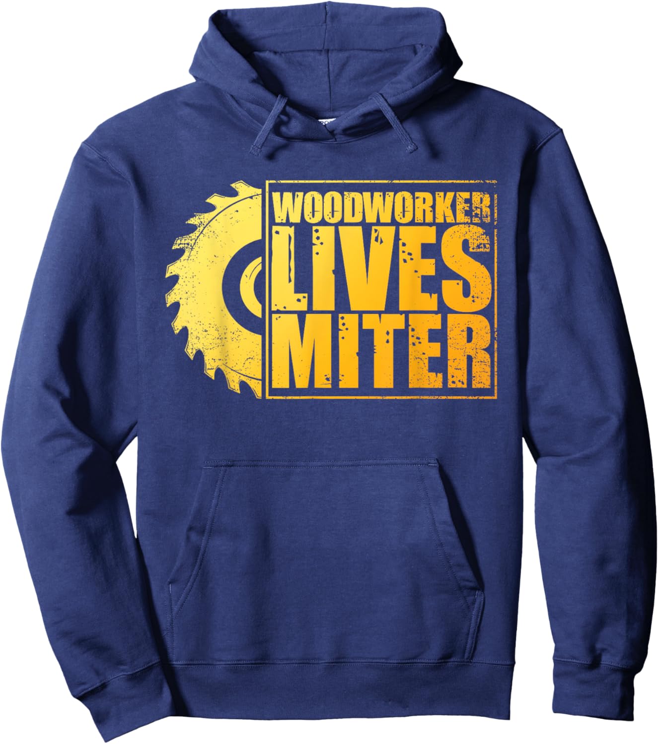 Woodworking Art Women Wood Saw Carpenter Woodworker Hoodie - Hoodie | Navy