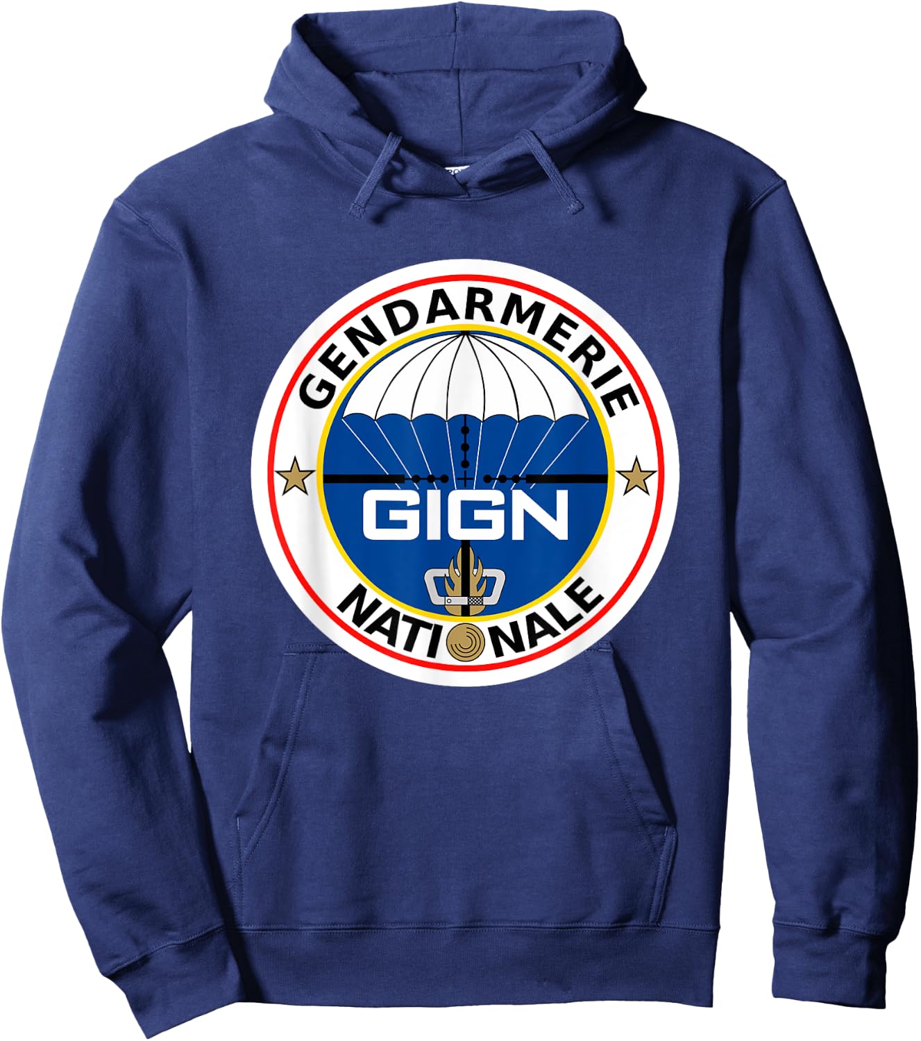 GIGN National Gendarmerie Intervention Group Logo Hoodie - Hoodie | Navy
