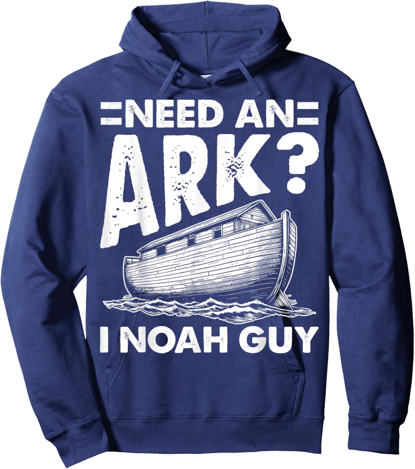 Christian Lovers Need an Ark I Noah Guy Need an Ark Noah Hoodie - Hoodie | Navy