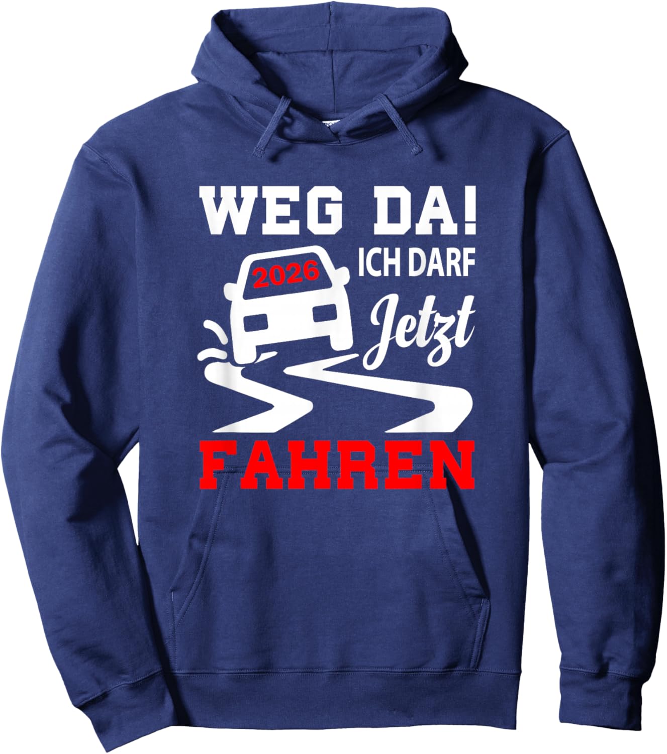 Führerschein bestanden 2026 Führerscheinprüfung Fahrprüfung Hoodie - Hoodie | Navy