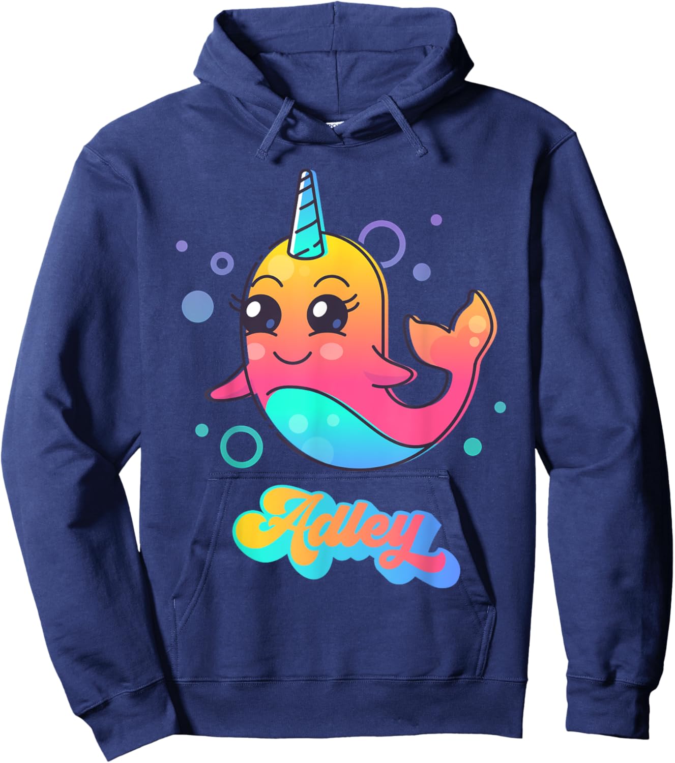 Adley Merch Unicorn Design Hoodie - Hoodie | Navy