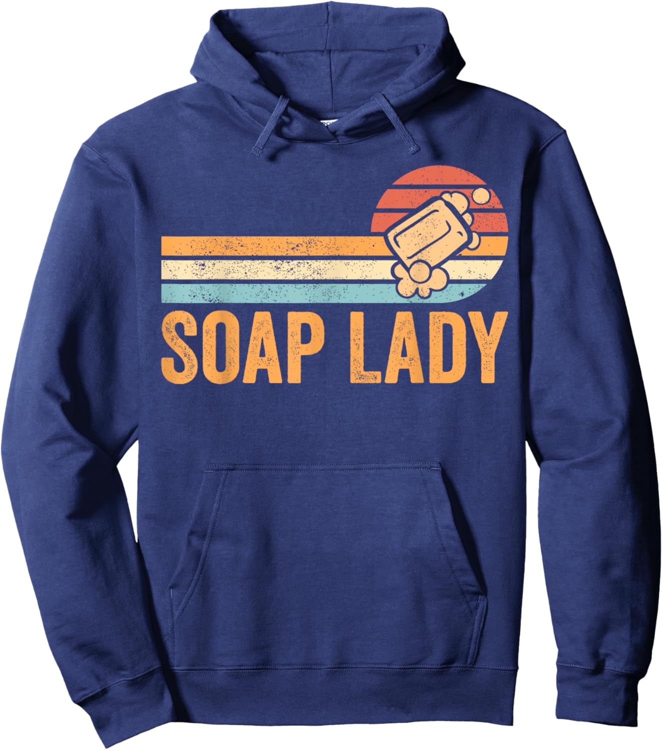 Funny Soap Making Soap Maker Soap Lady Hoodie - Hoodie | Navy