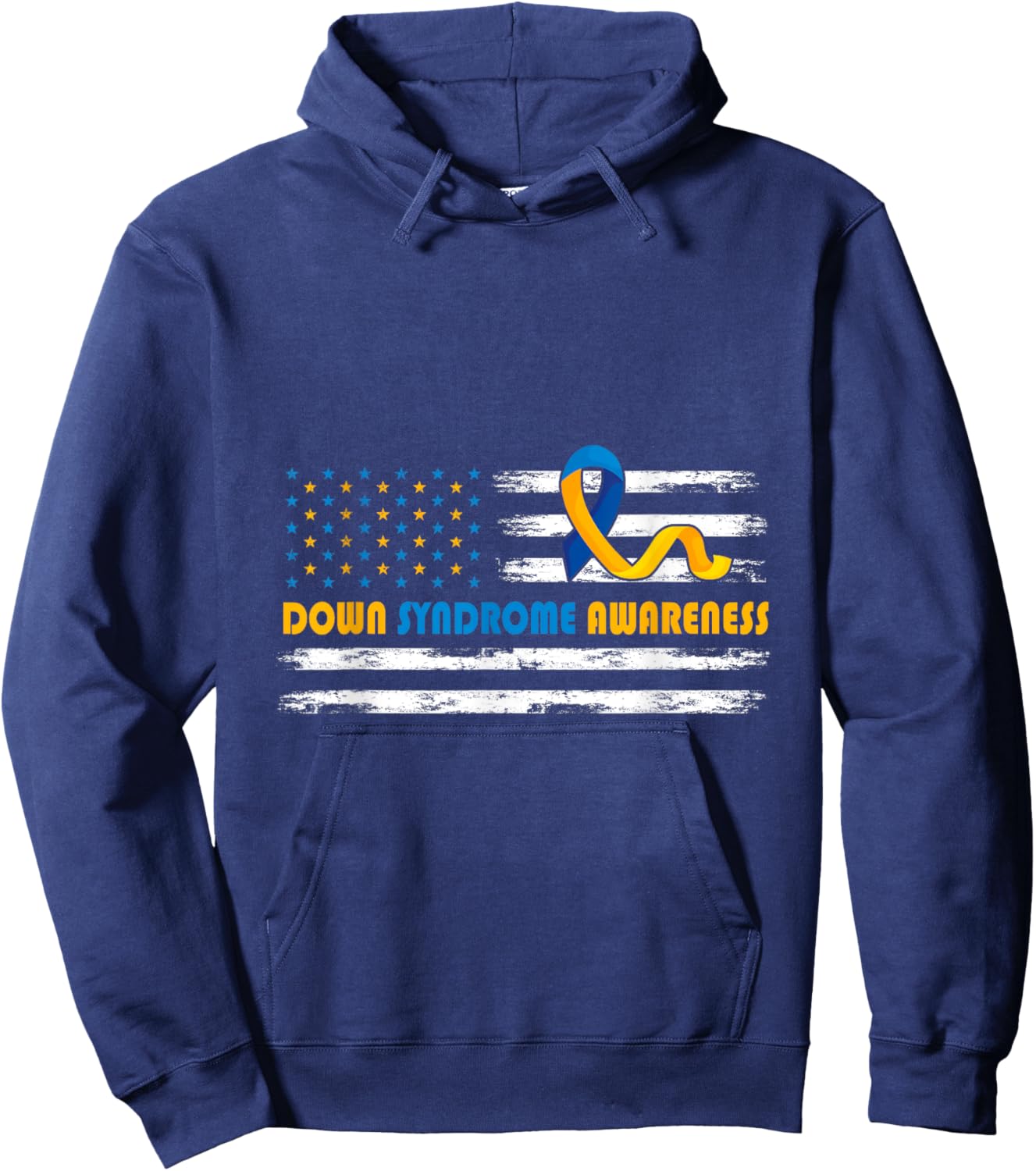 Down Right Perfect World Down Syndrome Awareness Day 3 21 Hoodie - Hoodie | Navy