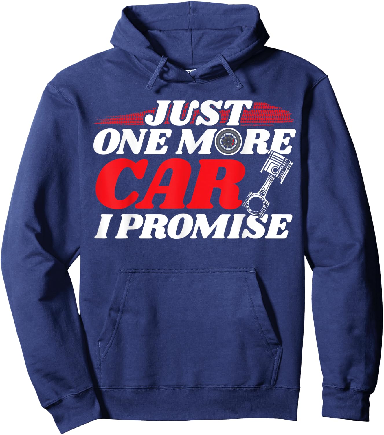 Just One More Car I Promise - Auto Mechanic I Grease Monkey Hoodie - Hoodie | Navy