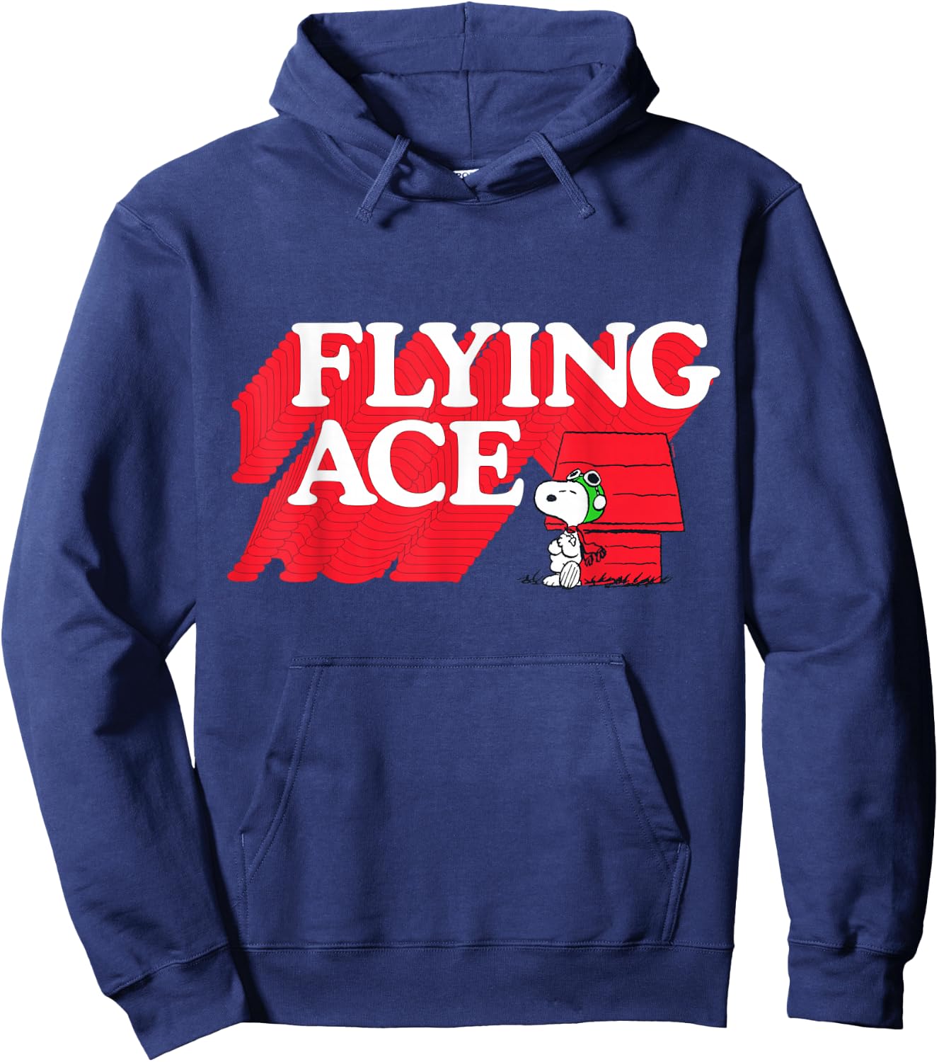 Peanuts Flying Ace Hoodie - Hoodie | Navy